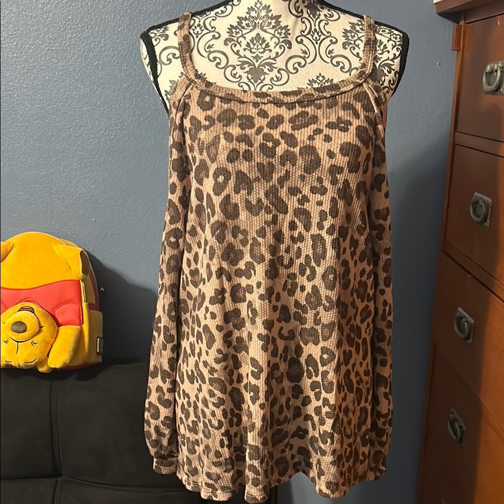 Boutique Leopard Print Women's Top